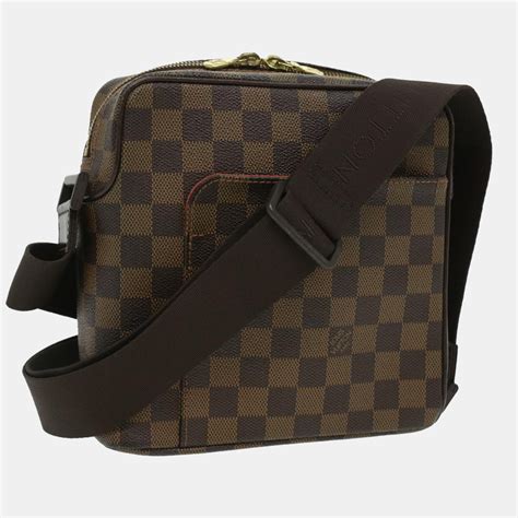 Louis Vuitton Olav PM Damier Ebene Canvas Messenger Bag on 